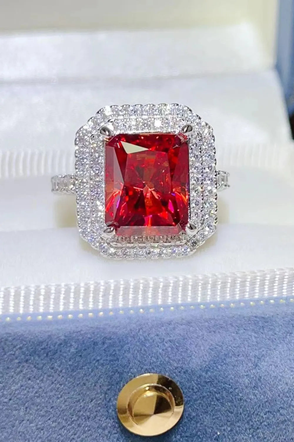 Lovcia Phoenix Crown 2 Carat Moissanite 925 Sterling Silver Ring for Women - Scarlet-5- - Buy latest trendy Rings for Women and Girls