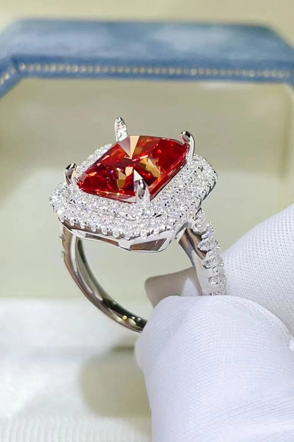 Lovcia Phoenix Crown 2 Carat Moissanite 925 Sterling Silver Ring for Women - Scarlet-5- - Buy latest trendy Rings for Women and Girls