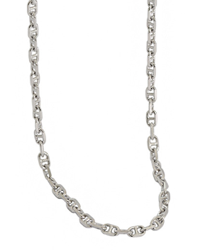 Lovcia Pig Nose Choker 2.25mm 360mm Adjustable Gold-Necklaces-Silver-Silver