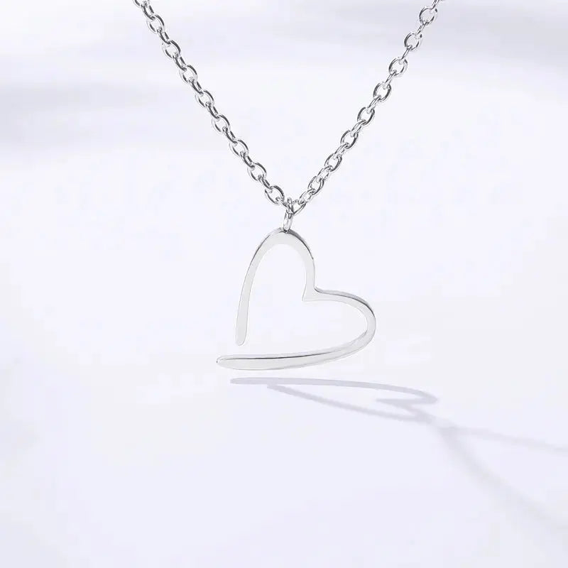 Lovcia Powerful Love Radiance Heart Necklace-Necklaces-Rose Gold-Rose Gold