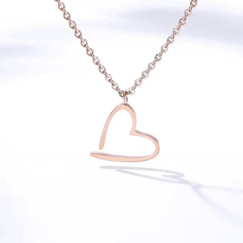 Lovcia Powerful Love Radiance Heart Necklace-Necklaces-Silver-Silver