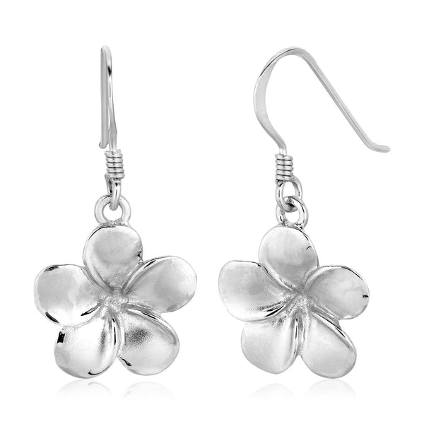 Lovcia Premium Blossoming Spring Sterling Silver Floral Dangle Earrings-Earrings-Sterling Silver-Sterling Silver