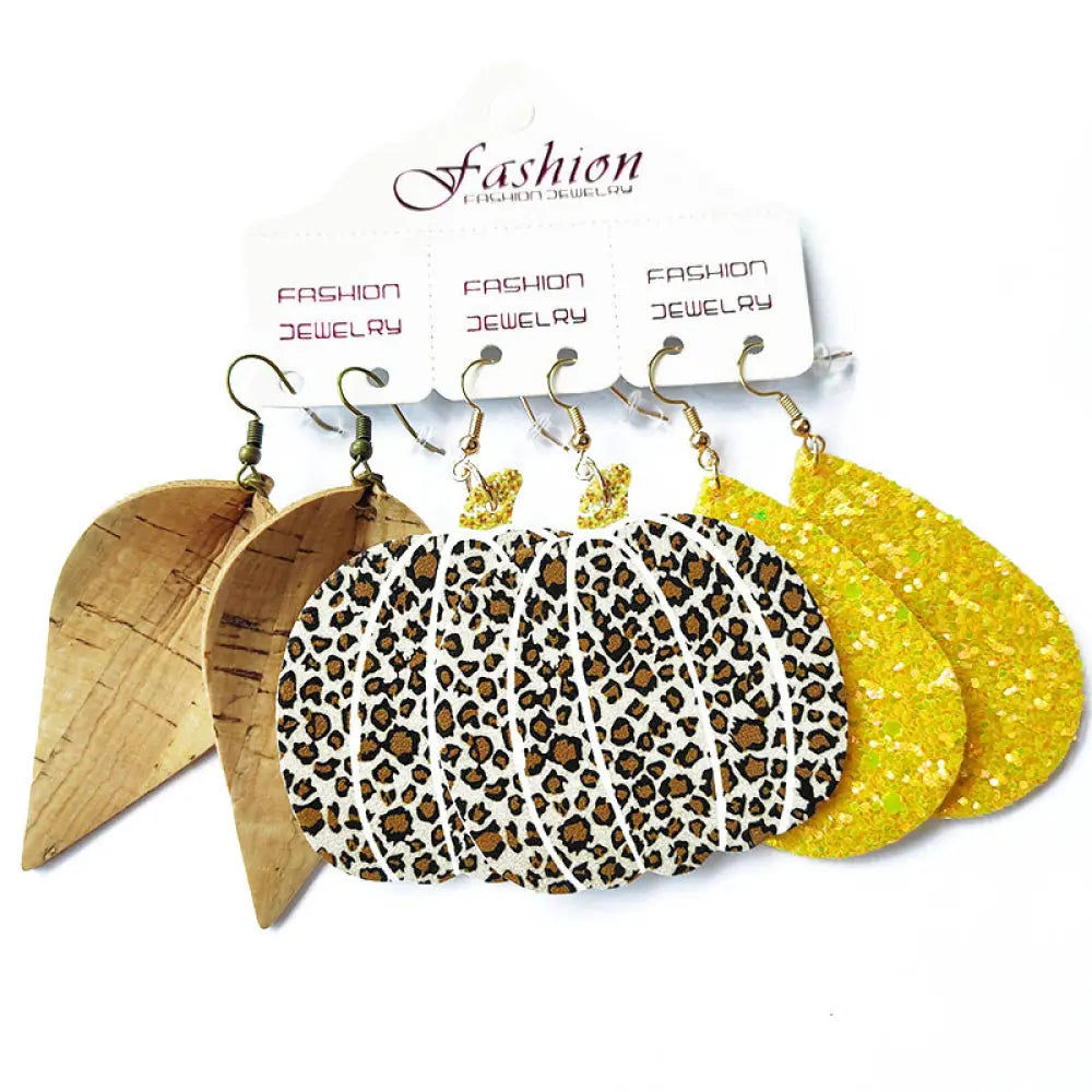 Lovcia PU Earrings Set-Earrings-Style D-One Size-Style D