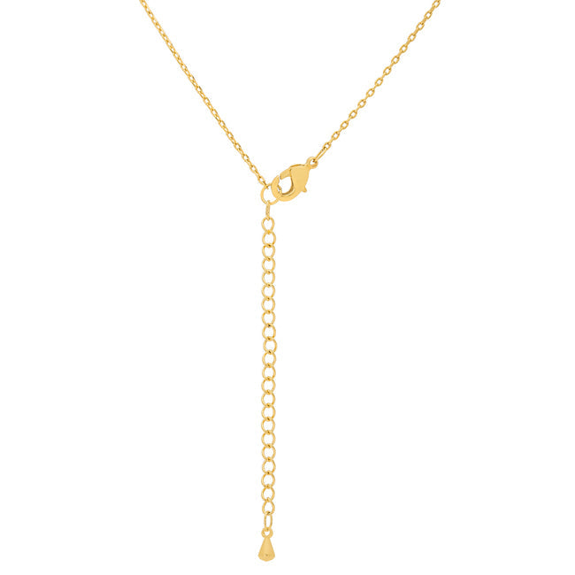 Lovcia Radiant Gold Letter S Necklace-Pendants-