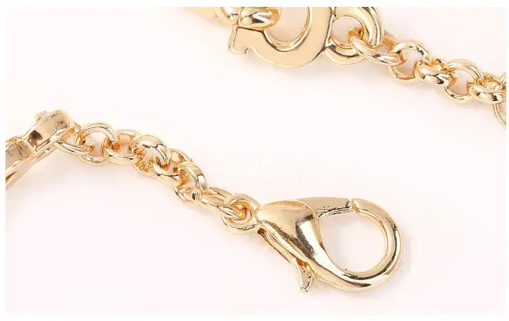 Lovcia Radiant Heart of the Ocean Bracelet for Women - Sparkling Zircon Crystal Elegance-Bracelets-Gold-Gold