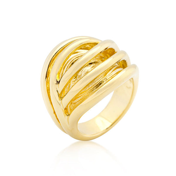 Lovcia Radiant Mirage Cocktail Ring-Rings-5-5