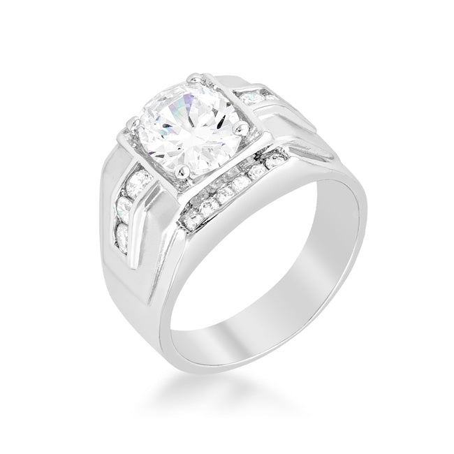 Lovcia Radiant Mustang Oval-Cut Zirconia Ring-Rings-8-8