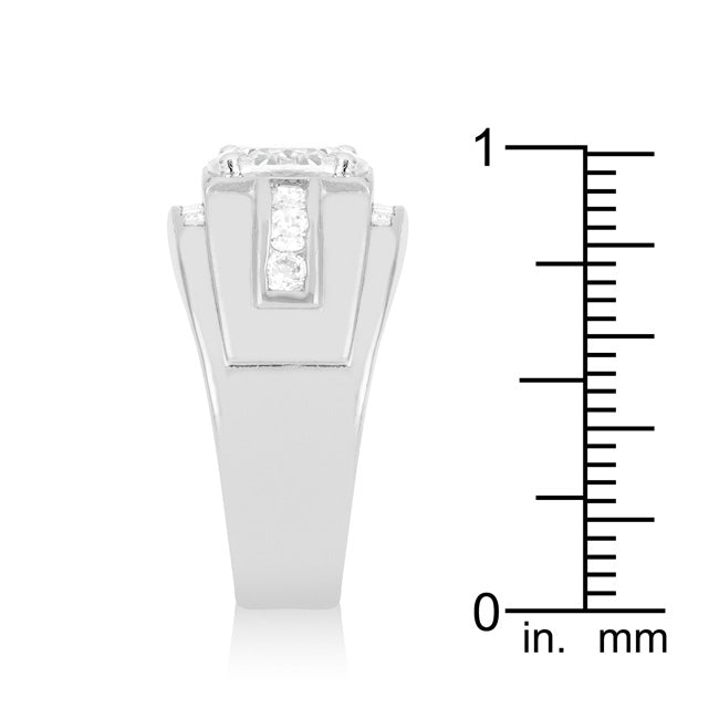 Lovcia Radiant Mustang Oval-Cut Zirconia Ring-Rings-8-8