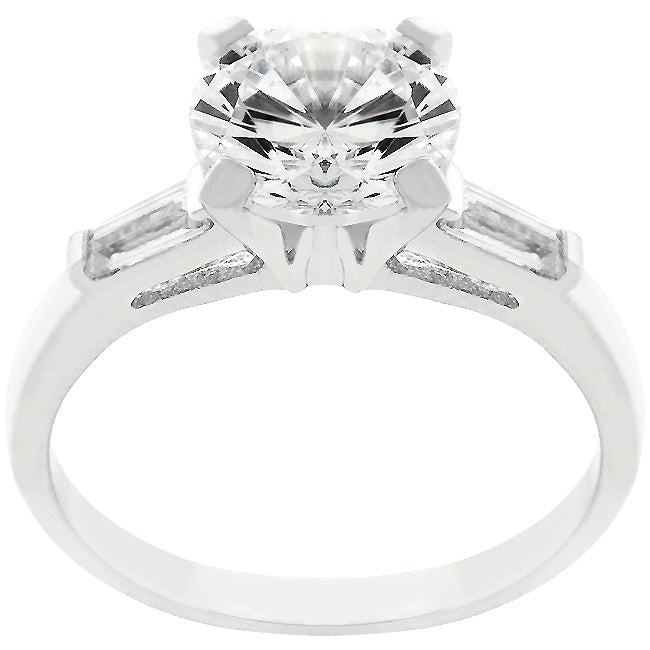 LOVCIA Radiant Triple Stone Engagement Ring
