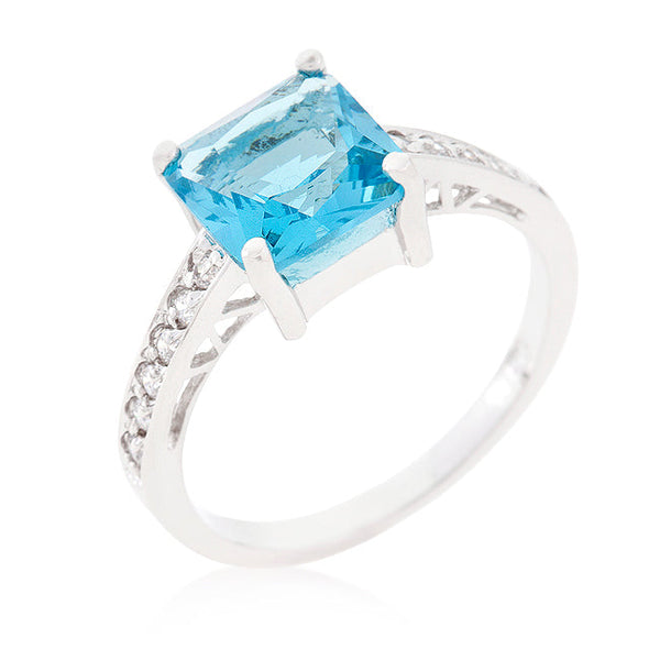 Lovcia Regal Bella Cubic Zirconia Engagement Ring-Rings-5-5