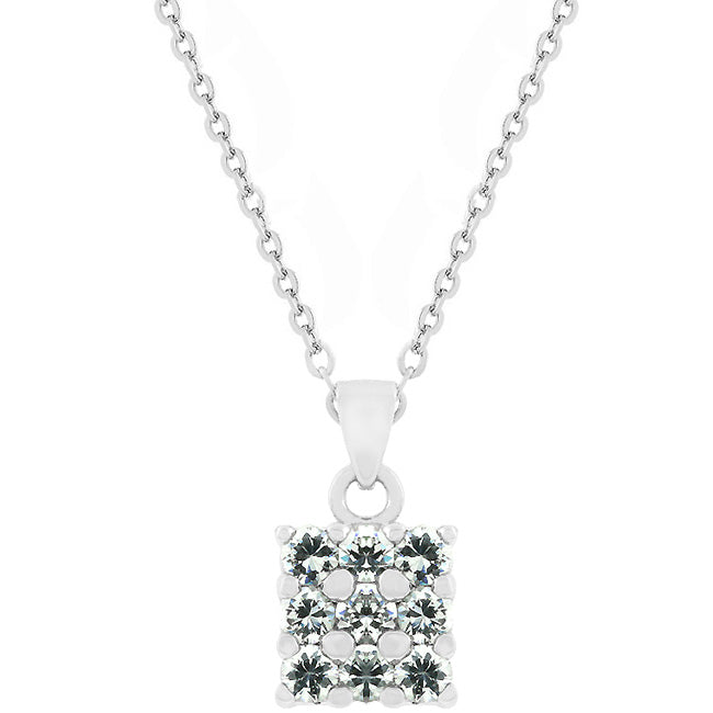 Buy LOVCIA Reversible Dual-Sided Cubic Zirconia Square Pendant - Latest Stylish Pendants for Women
