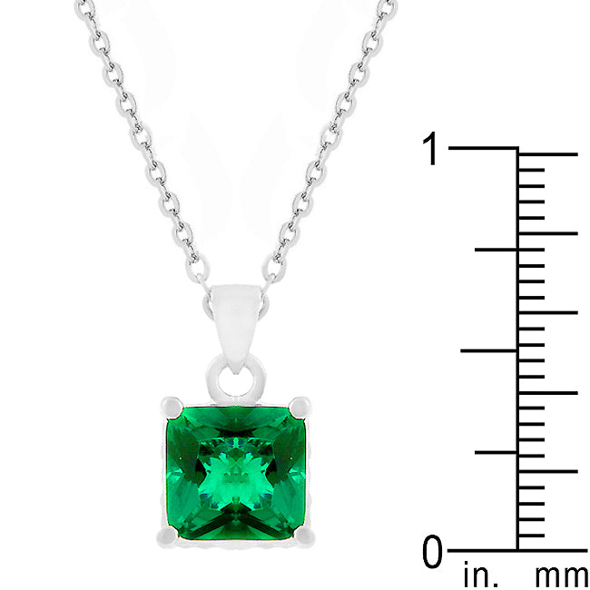 Buy LOVCIA Reversible Dual-Sided Cubic Zirconia Square Pendant - Latest Stylish Pendants for Women