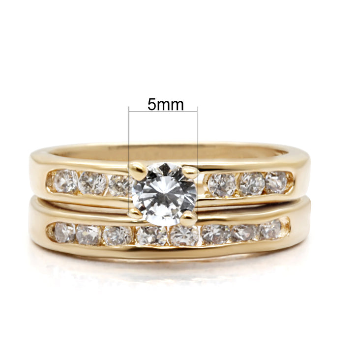 LOVCIA Gold-Plated 925 Sterling Silver Ring with Clear AAA Cubic Zirconia - Buy stylish Rings for women - Shop latest Ring design - Trendy Rings - Unique fashion Rings - Find the perfect Ring