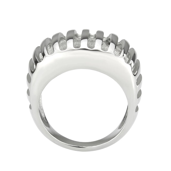 LOVCIA Sleek Stainless Steel Unadorned Ring – High Polish Finish - Buy stylish Rings for women - Shop latest Ring design - Trendy Rings - Unique fashion Rings - Find the perfect Ring