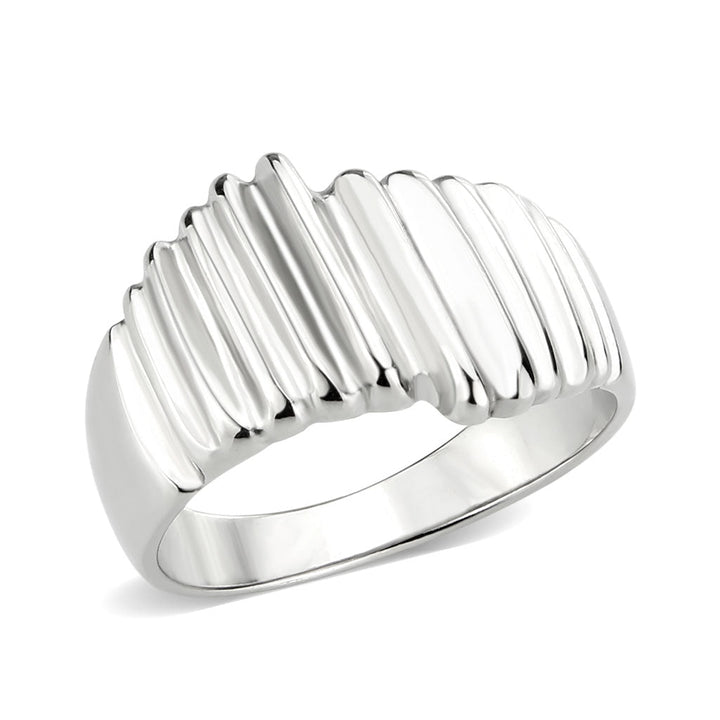 LOVCIA Polished Stainless Steel Ring with No Stones - Buy stylish Rings for women - Shop latest Ring design - Trendy Rings - Unique fashion Rings - Find the perfect Ring