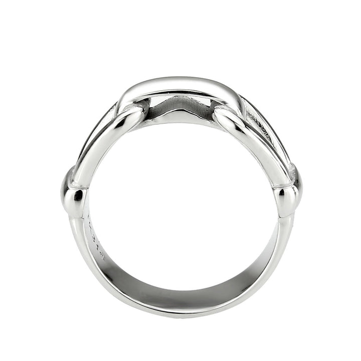 LOVCIA Sleek Stainless Steel Ring with High Polish Finish and No Stones - Buy stylish Rings for women - Shop latest Ring design - Trendy Rings - Unique fashion Rings - Find the perfect Ring