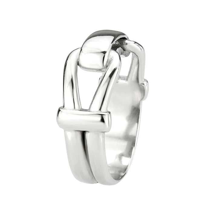 LOVCIA Sleek Stainless Steel Ring with High Polish Finish and No Stones - Buy stylish Rings for women - Shop latest Ring design - Trendy Rings - Unique fashion Rings - Find the perfect Ring