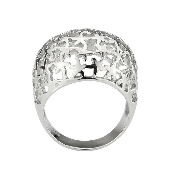 LOVCIA Sleek Stainless Steel Ring with High Polish Finish, No Stone - Buy stylish Rings for women - Shop latest Ring design - Trendy Rings - Unique fashion Rings - Find the perfect Ring