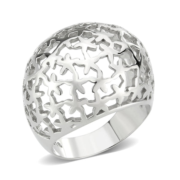 LOVCIA Sleek Stainless Steel Ring with High Polish Finish, No Stone - Buy stylish Rings for women - Shop latest Ring design - Trendy Rings - Unique fashion Rings - Find the perfect Ring