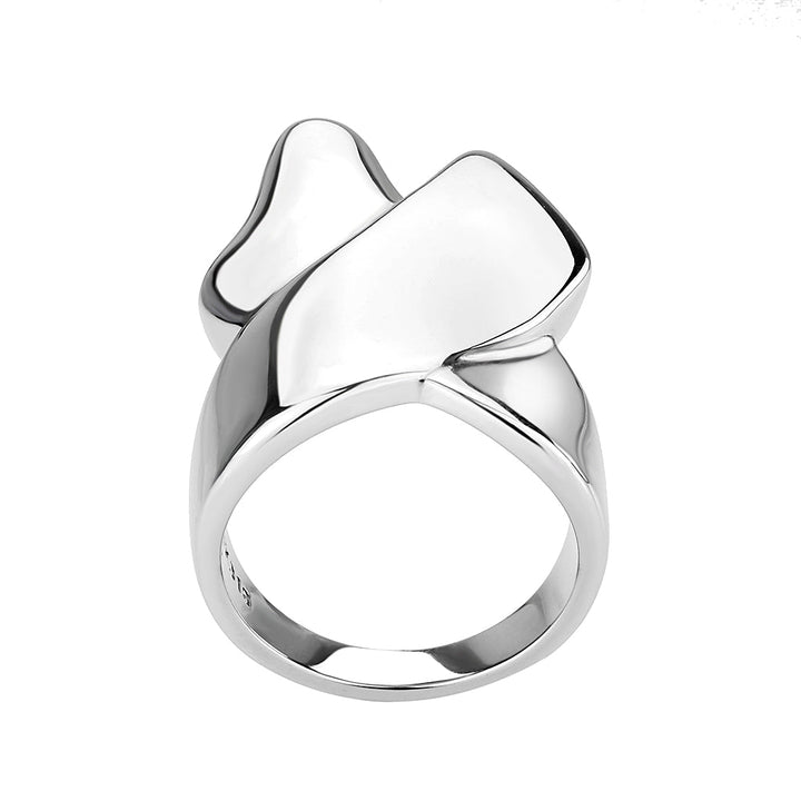 LOVCIA Sleek High Polished Stainless Steel Ring Without Stone - Buy stylish Rings for women - Shop latest Ring design - Trendy Rings - Unique fashion Rings - Find the perfect Ring