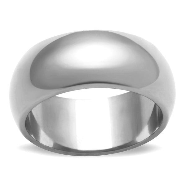 LOVCIA Sleek Stainless Steel Wide-Band Ring with High Polish Finish - Buy stylish Rings for women - Shop latest Ring design - Trendy Rings - Unique fashion Rings - Find the perfect Ring