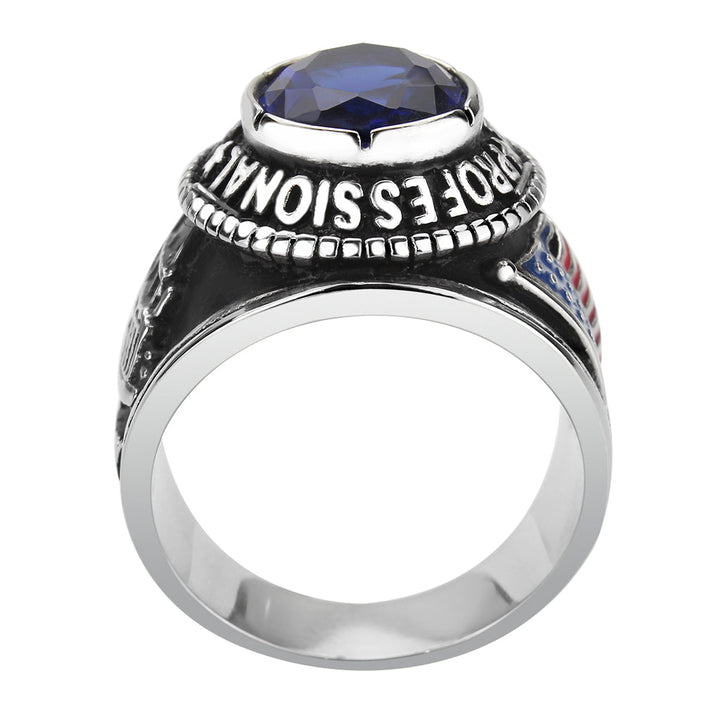 LOVCIA Montana Blue Stainless Steel Men's Ring - Buy stylish Rings for women - Shop latest Ring design - Trendy Rings - Unique fashion Rings - Find the perfect Ring