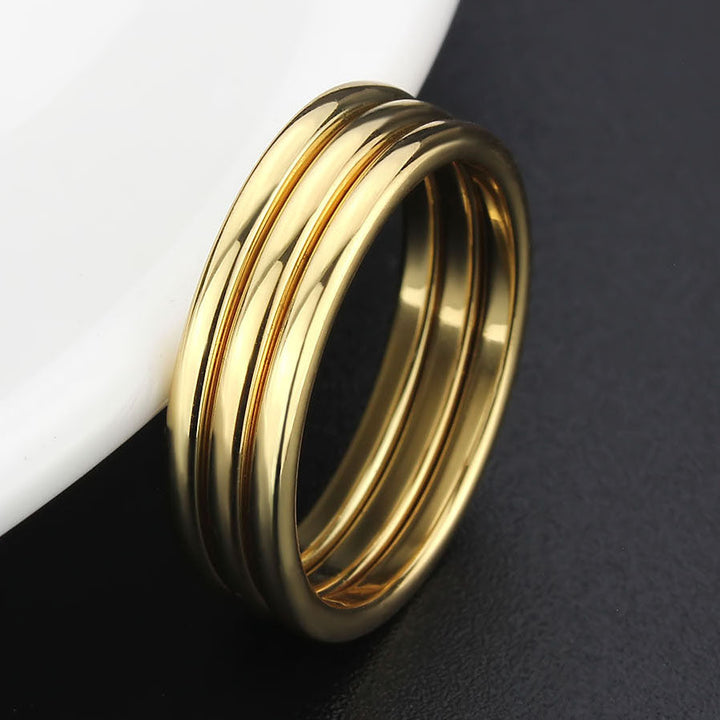 LOVCIA Flash Gold Plated Brass Ring for Women - Stone-Free Design - Buy stylish Rings for women - Shop latest Ring design - Trendy Rings - Unique fashion Rings - Find the perfect Ring