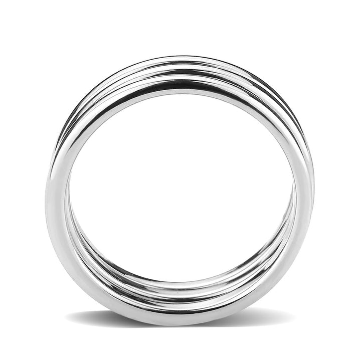 LOVCIA Rhodium-Plated Brass Ring - Minimalist Design for Women - Buy stylish Rings for women - Shop latest Ring design - Trendy Rings - Unique fashion Rings - Find the perfect Ring