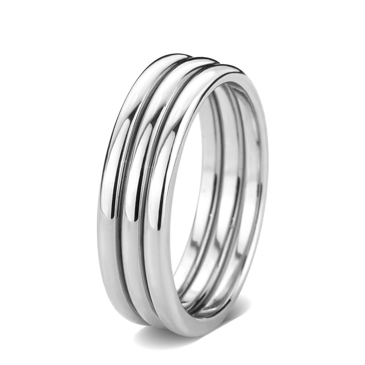 LOVCIA Rhodium-Plated Brass Ring - Minimalist Design for Women - Buy stylish Rings for women - Shop latest Ring design - Trendy Rings - Unique fashion Rings - Find the perfect Ring