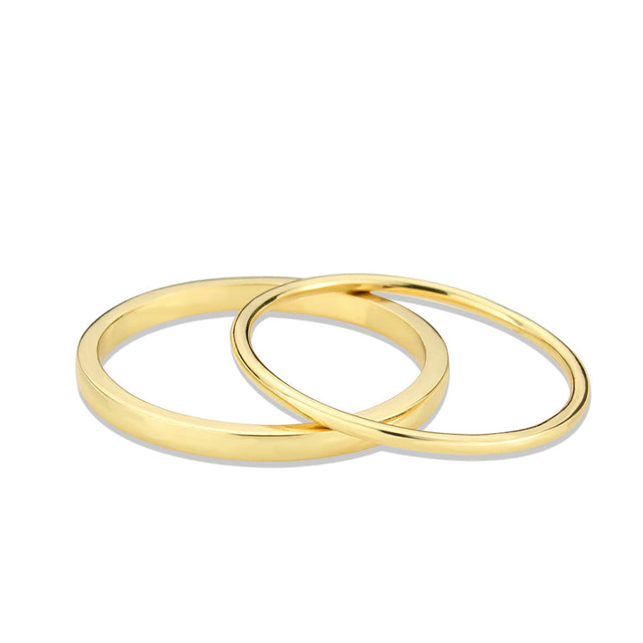 LOVCIA Flash Gold Brass Women's Ring - Stone-Free Design - Buy stylish Rings for women - Shop latest Ring design - Trendy Rings - Unique fashion Rings - Find the perfect Ring