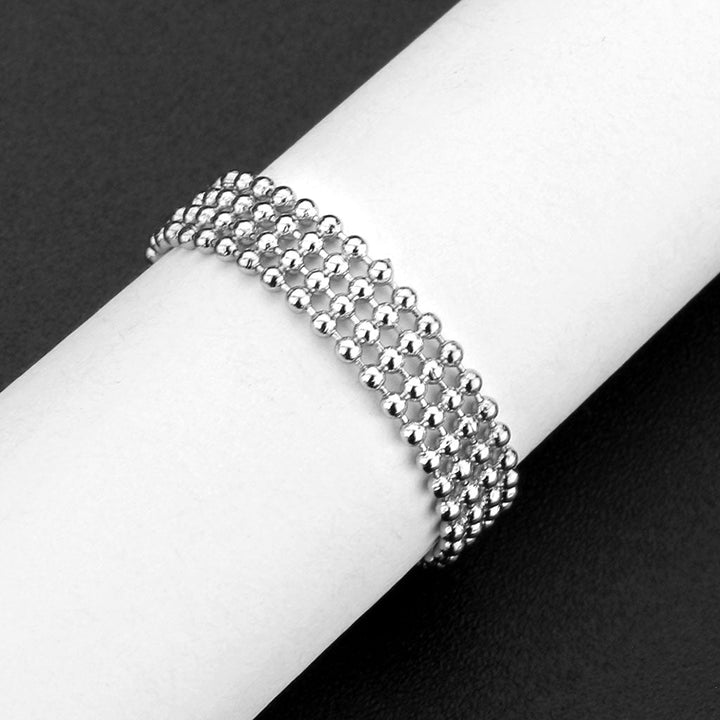 LOVCIA Rhodium-Plated Brass Ring for Women - Stone-Free Design - Buy stylish Rings for women - Shop latest Ring design - Trendy Rings - Unique fashion Rings - Find the perfect Ring