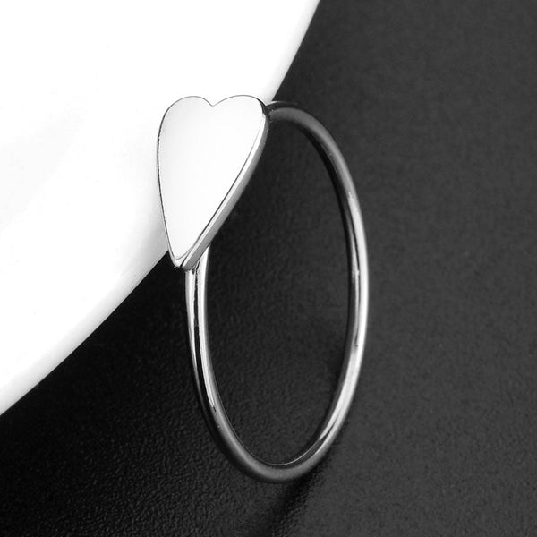 LOVCIA Rhodium-Plated Brass Ring for Women, Stone-Free Design - Buy stylish Rings for women - Shop latest Ring design - Trendy Rings - Unique fashion Rings - Find the perfect Ring