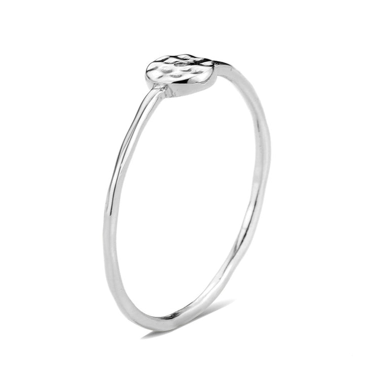 LOVCIA Rhodium-Plated Brass Ring with Clear AAA CZ Stone - Buy stylish Rings for women - Shop latest Ring design - Trendy Rings - Unique fashion Rings - Find the perfect Ring