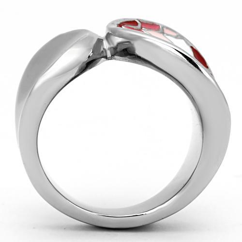 LOVCIA Multi-Color Epoxy Stainless Steel Ring with High Polish Finish - Buy stylish Rings for women - Shop latest Ring design - Trendy Rings - Unique fashion Rings - Find the perfect Ring