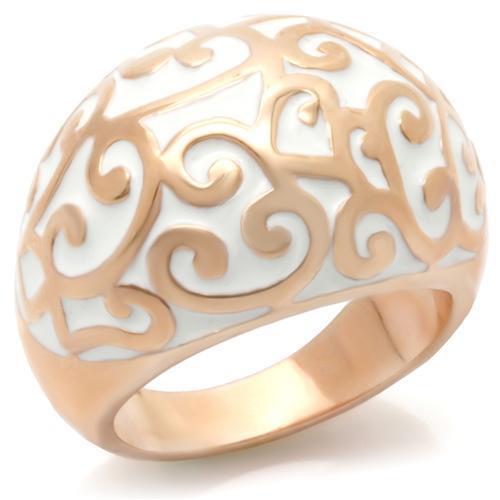 LOVCIA Elegant Rose Gold Brass Band Ring (Stone-Free Design) - Buy stylish Rings for women - Shop latest Ring design - Trendy Rings - Unique fashion Rings - Find the perfect Ring