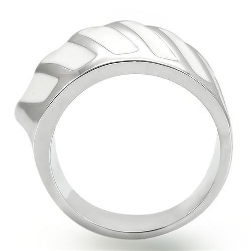 LOVCIA Rhodium-Plated Brass Band Ring Without Gemstone - Buy stylish Rings for women - Shop latest Ring design - Trendy Rings - Unique fashion Rings - Find the perfect Ring