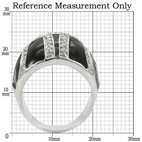 LOVCIA Elegant Rhodium-Plated Brass Ring with Clear AAA Cubic Zirconia Stone - Buy stylish Rings for women - Shop latest Ring design - Trendy Rings - Unique fashion Rings - Find the perfect Ring