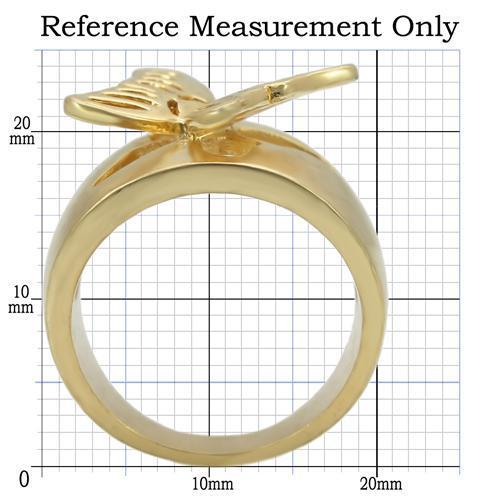 LOVCIA Dual-Tone Matte & Gold Brass Ring Without Stone - Buy stylish Rings for women - Shop latest Ring design - Trendy Rings - Unique fashion Rings - Find the perfect Ring