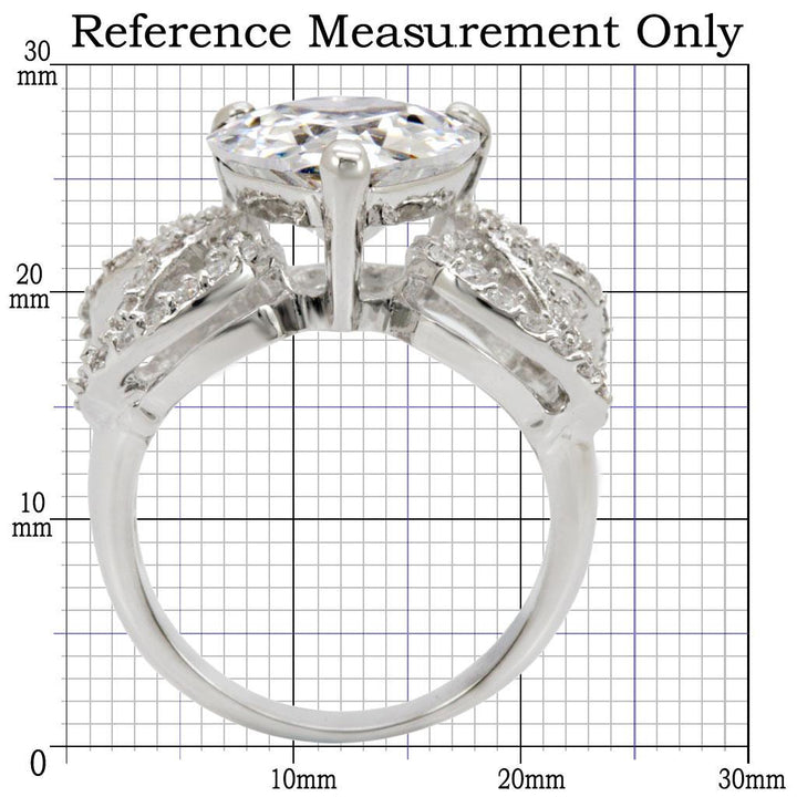 LOVCIA Rhodium-Plated Brass Ring with Premium Clear Cubic Zirconia - Buy stylish Rings for women - Shop latest Ring design - Trendy Rings - Unique fashion Rings - Find the perfect Ring