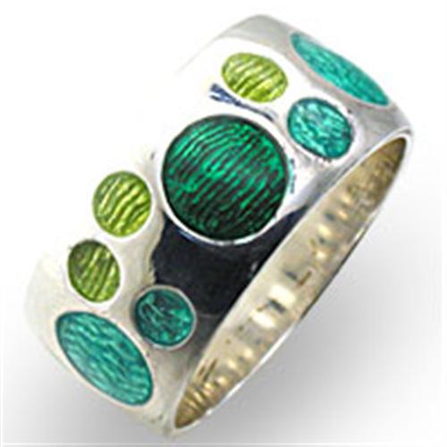 LOVCIA Multi-Colored Epoxy 925 Sterling Silver Ring with High-Polished Finish - Buy stylish Rings for women - Shop latest Ring design - Trendy Rings - Unique fashion Rings - Find the perfect Ring