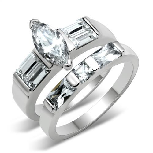 LOVCIA Sterling Silver High-Polish Ring with Clear AAA CZ Stone - Buy stylish Rings for women - Shop latest Ring design - Trendy Rings - Unique fashion Rings - Find the perfect Ring