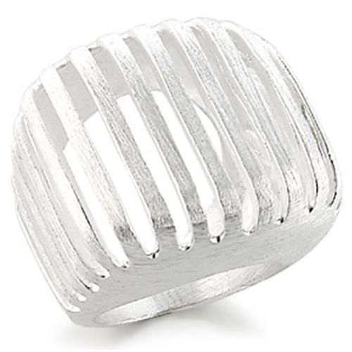 LOVCIA Silver-Tone Brass Ring Without Stone - Buy stylish Rings for women - Shop latest Ring design - Trendy Rings - Unique fashion Rings - Find the perfect Ring