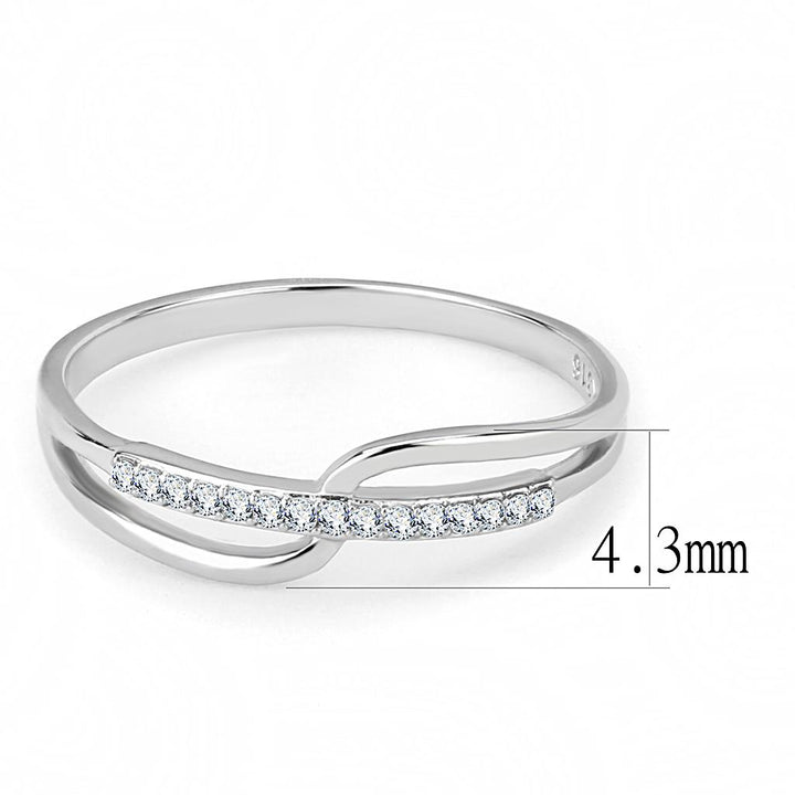 LOVCIA Stainless Steel Ring with Clear AAA Grade CZ - High Polished Finish - Buy stylish Rings for women - Shop latest Ring design - Trendy Rings - Unique fashion Rings - Find the perfect Ring