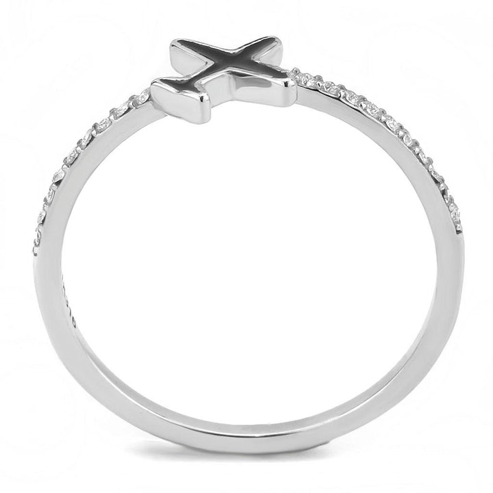 LOVCIA Jet Black Epoxy Stainless Steel Ring - Unplated Finish - Buy stylish Rings for women - Shop latest Ring design - Trendy Rings - Unique fashion Rings - Find the perfect Ring