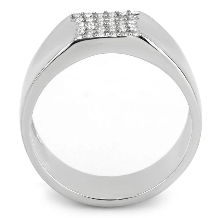 LOVCIA Stainless Steel Clear CZ Ring with No Plating - Buy stylish Rings for women - Shop latest Ring design - Trendy Rings - Unique fashion Rings - Find the perfect Ring