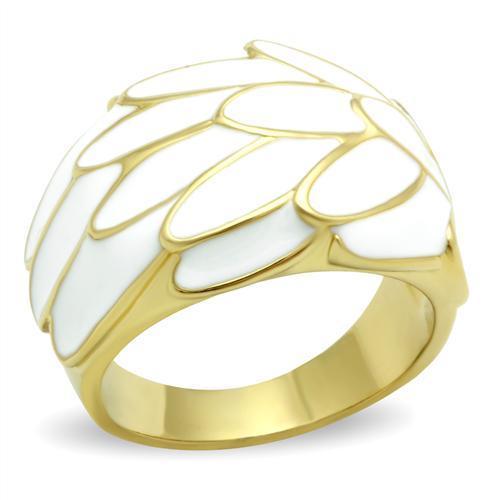 LOVCIA Gold Ion Plated Brass Ring Without Stone - Buy stylish Rings for women - Shop latest Ring design - Trendy Rings - Unique fashion Rings - Find the perfect Ring