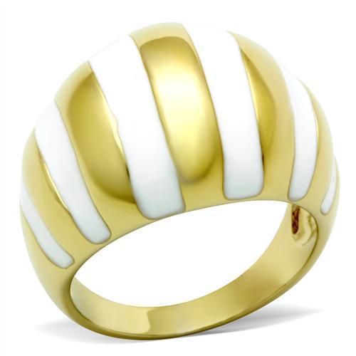 LOVCIA Ion Plated Gold Brass Ring Without Stone - Buy stylish Rings for women - Shop latest Ring design - Trendy Rings - Unique fashion Rings - Find the perfect Ring