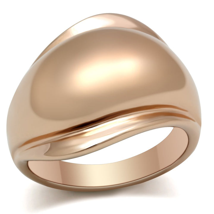 LOVCIA Ion Plated Rose Gold Brass Ring Without Stone - Buy stylish Rings for women - Shop latest Ring design - Trendy Rings - Unique fashion Rings - Find the perfect Ring