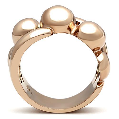 LOVCIA Rose Gold Ion-Plated Brass Ring - Stone-Free Design - Buy stylish Rings for women - Shop latest Ring design - Trendy Rings - Unique fashion Rings - Find the perfect Ring