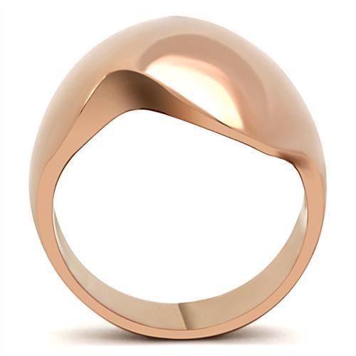 LOVCIA Rose Gold IP Brass Ring Without Stone - Buy stylish Rings for women - Shop latest Ring design - Trendy Rings - Unique fashion Rings - Find the perfect Ring